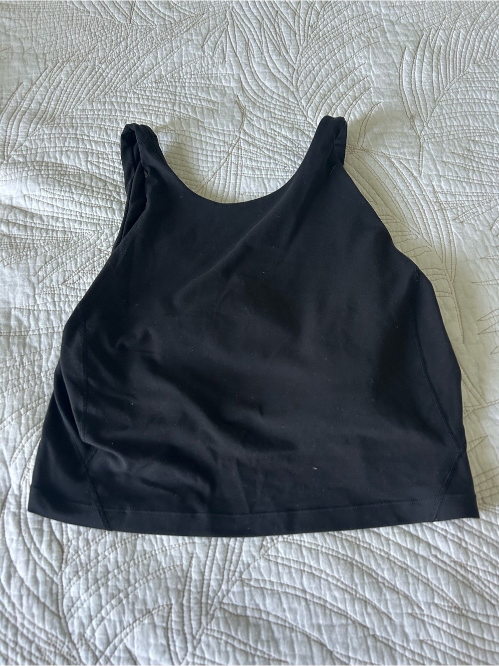 lululemon athletica Black High-Neck Athletic Tank
